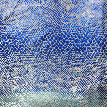 Fdy Spandex With Snakeskin Folie